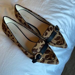 Cole Haan leopard print flats